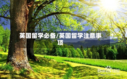 英国留学必备/英国留学注意事项