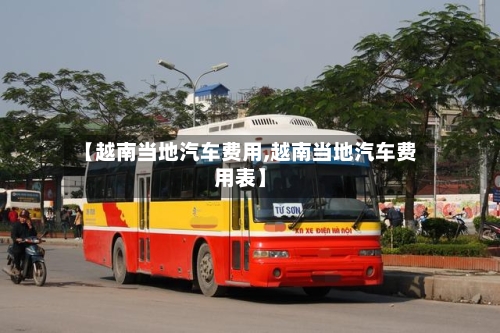 【越南当地汽车费用,越南当地汽车费用表】-第2张图片