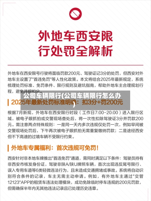 公司车辆限行(公司车辆限行怎么办)-第2张图片