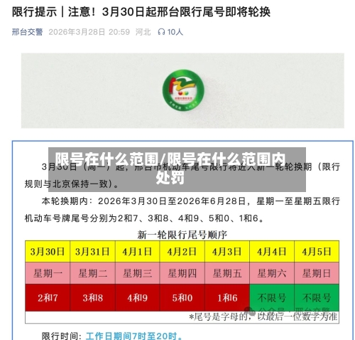 限号在什么范围/限号在什么范围内处罚
