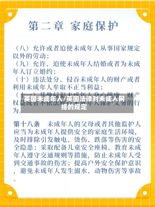 英国未成年人/英国法律对未成人网络的规定