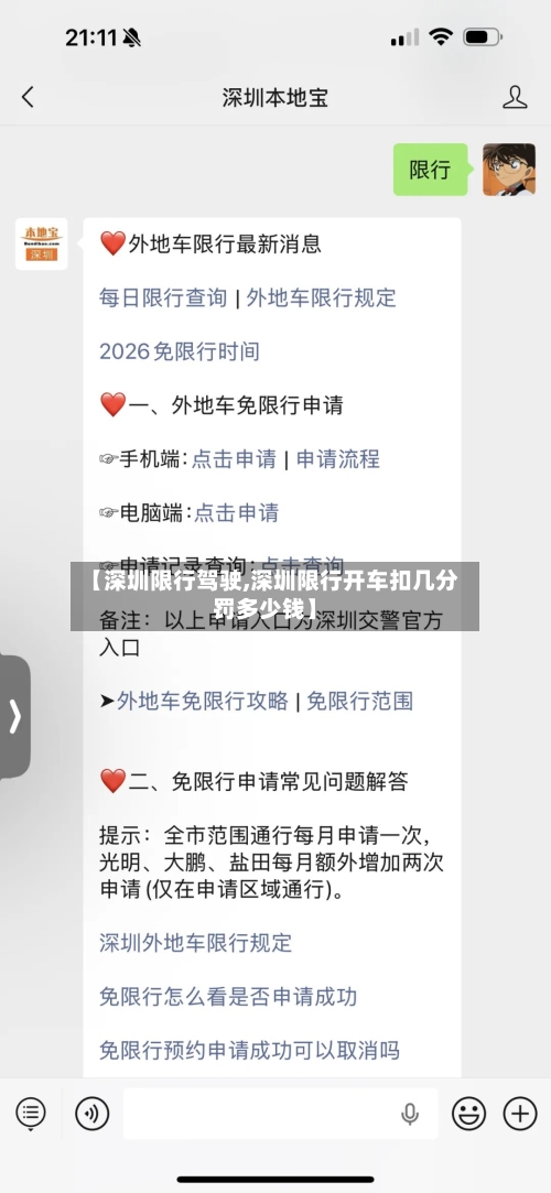 【深圳限行驾驶,深圳限行开车扣几分罚多少钱】-第2张图片