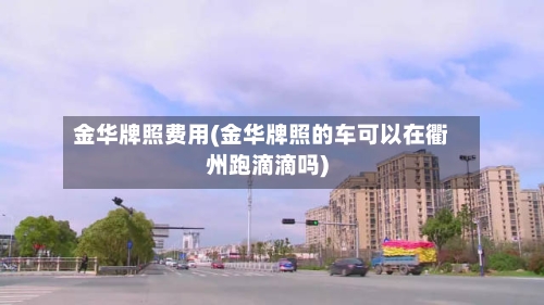 金华牌照费用(金华牌照的车可以在衢州跑滴滴吗)