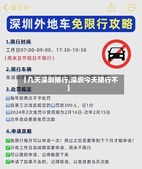 【几天深圳限行,深圳今天限行不】