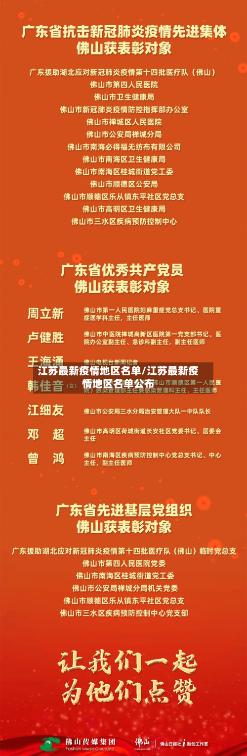 江苏最新疫情地区名单/江苏最新疫情地区名单公布