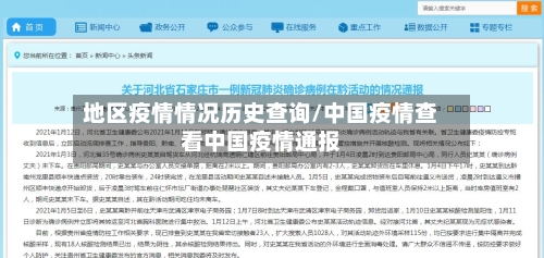 地区疫情情况历史查询/中国疫情查看中国疫情通报