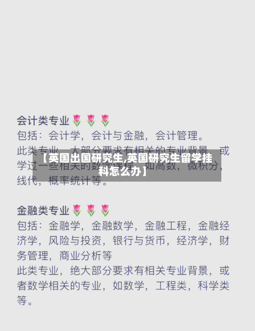 【英国出国研究生,英国研究生留学挂科怎么办】