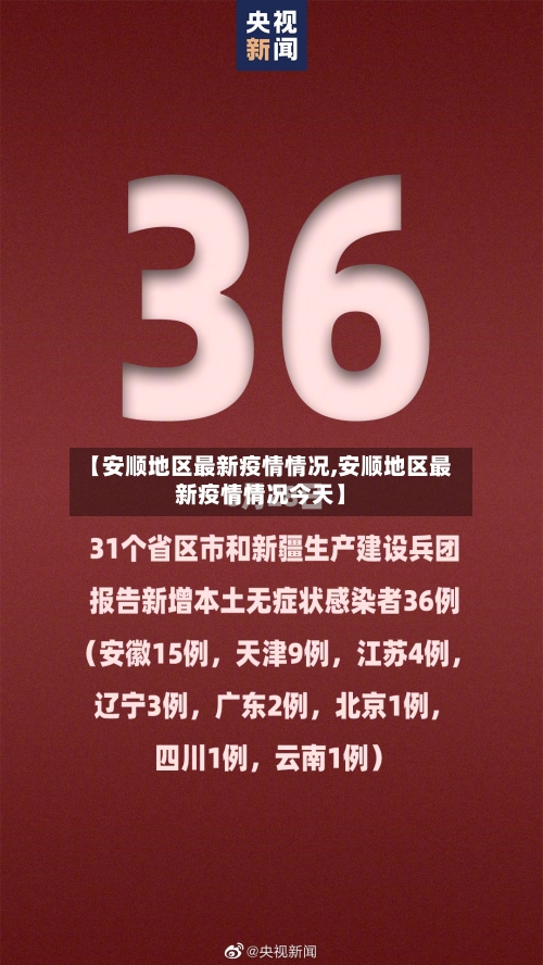 【安顺地区最新疫情情况,安顺地区最新疫情情况今天】