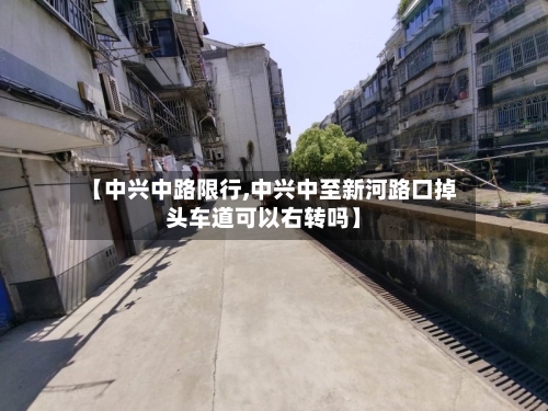 【中兴中路限行,中兴中至新河路口掉头车道可以右转吗】-第3张图片