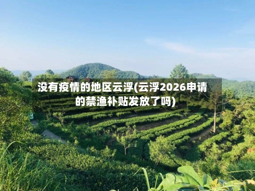 没有疫情的地区云浮(云浮2026申请的禁渔补贴发放了吗)