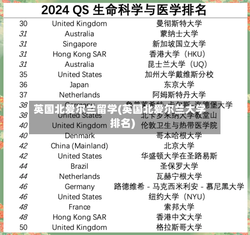 英国北爱尔兰留学(英国北爱尔兰大学排名)-第2张图片