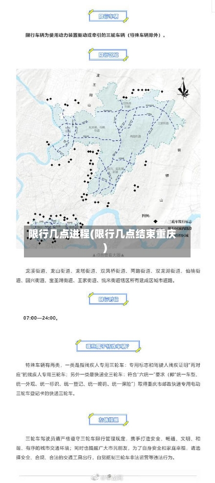 限行几点进程(限行几点结束重庆)