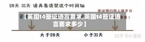 【英国t4签证语言要求,英国t4签证语言要求多少】-第2张图片