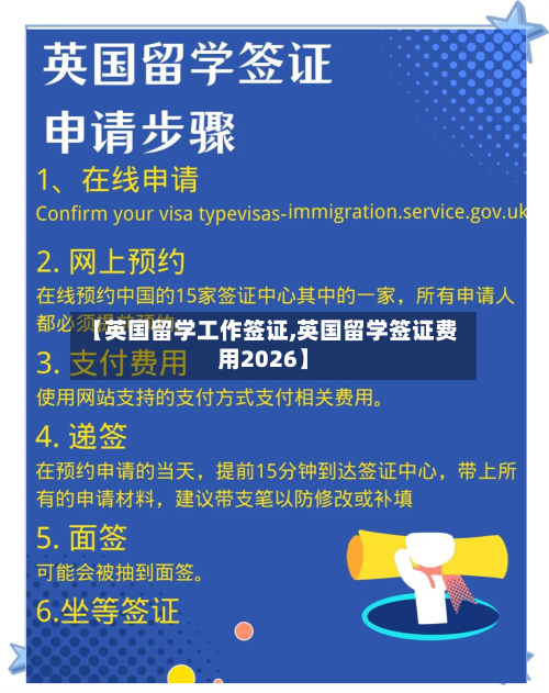 【英国留学工作签证,英国留学签证费用2026】