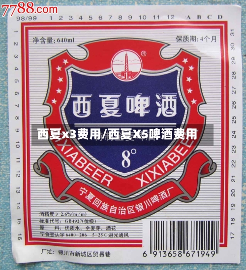 西夏x3费用/西夏X5啤酒费用-第2张图片