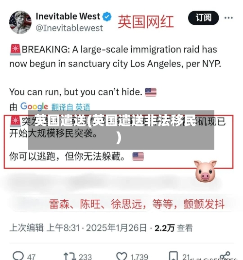 英国遣送(英国遣送非法移民)