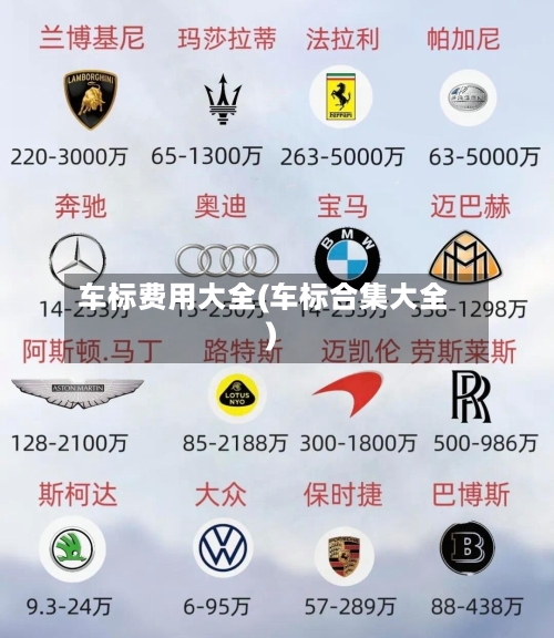 车标费用大全(车标合集大全)-第2张图片