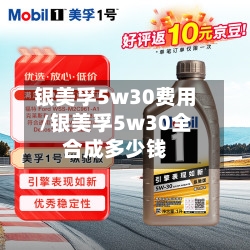 银美孚5w30费用/银美孚5w30全合成多少钱-第2张图片