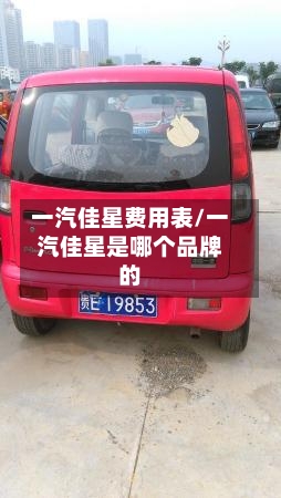 一汽佳星费用表/一汽佳星是哪个品牌的