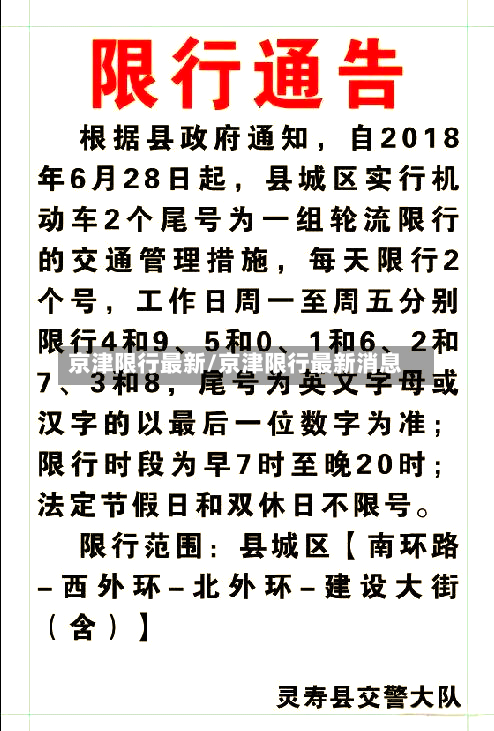 京津限行最新/京津限行最新消息