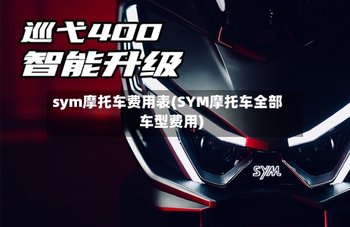 sym摩托车费用表(SYM摩托车全部车型费用)-第2张图片