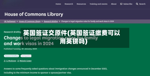 英国签证交原件(英国签证缴费可以用英镑吗)