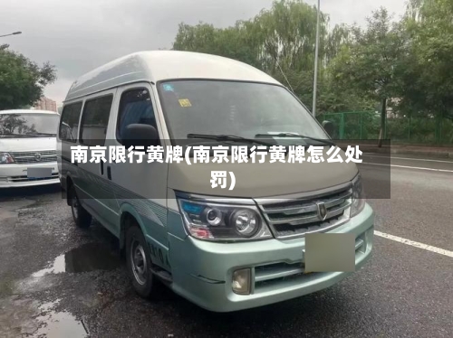南京限行黄牌(南京限行黄牌怎么处罚)-第2张图片