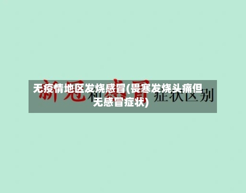 无疫情地区发烧感冒(畏寒发烧头痛但无感冒症状)-第3张图片