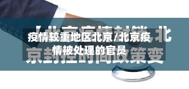疫情较重地区北京/北京疫情被处理的官员