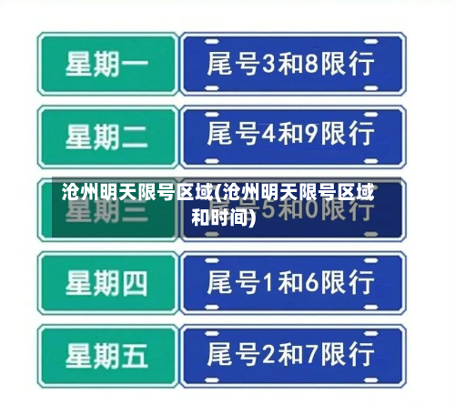 沧州明天限号区域(沧州明天限号区域和时间)-第2张图片