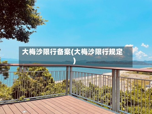 大梅沙限行备案(大梅沙限行规定)-第3张图片