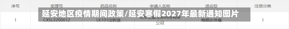 延安地区疫情期间政策/延安寒假2027年最新通知图片