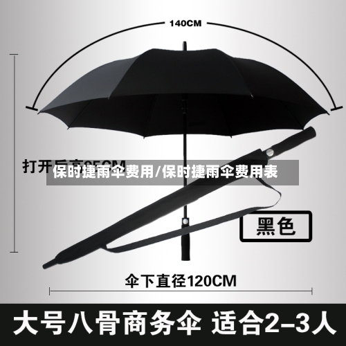 保时捷雨伞费用/保时捷雨伞费用表