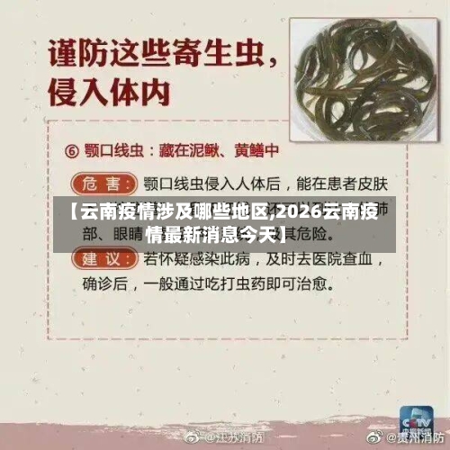 【云南疫情涉及哪些地区,2026云南疫情最新消息今天】