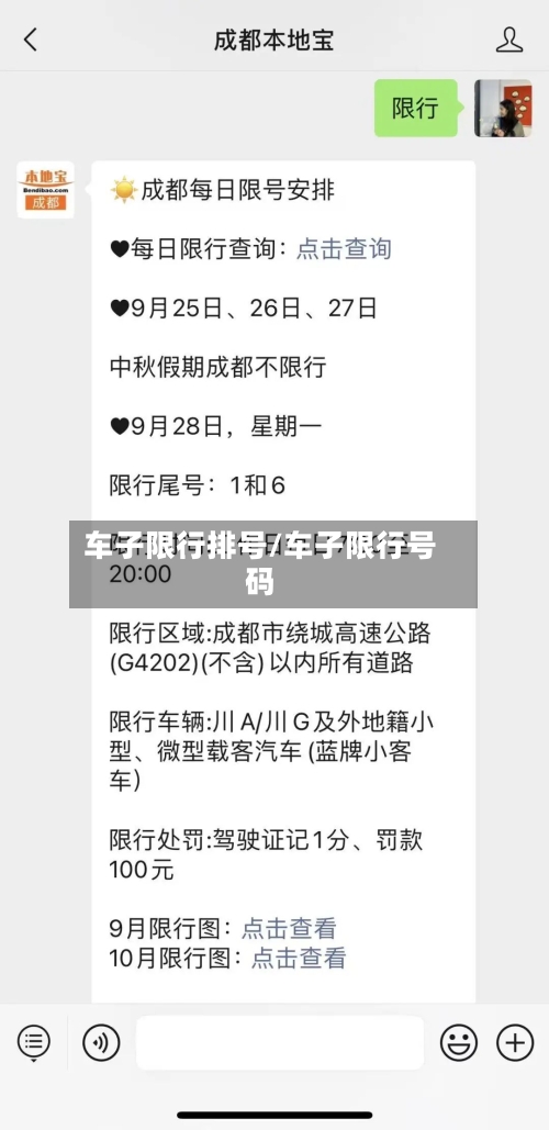 车子限行排号/车子限行号码-第2张图片