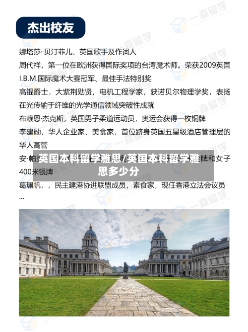 英国本科留学雅思/英国本科留学雅思多少分