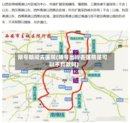 限号期间去医院(限号出行去医院是可以不罚款吗)