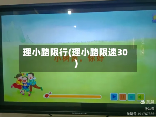 理小路限行(理小路限速30)-第2张图片