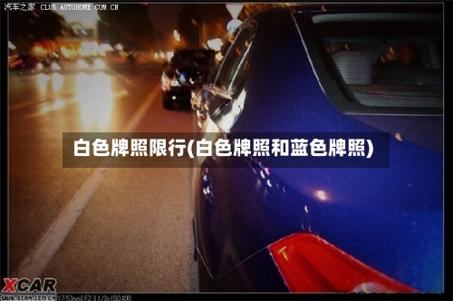白色牌照限行(白色牌照和蓝色牌照)