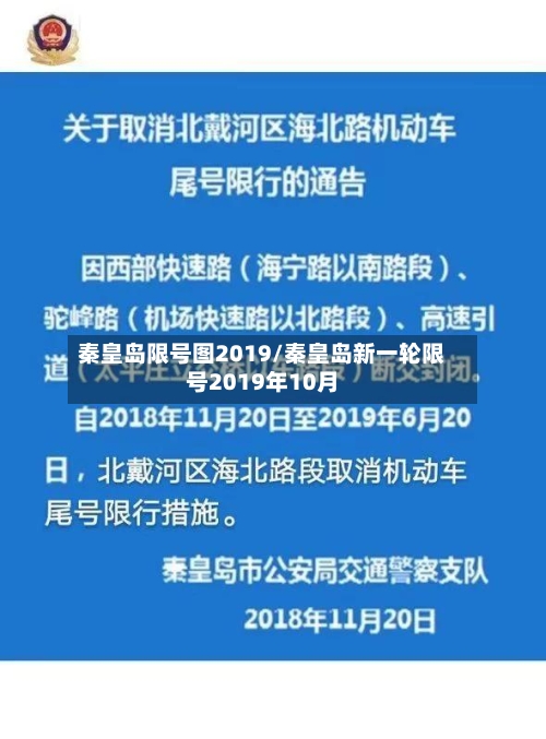 秦皇岛限号图2019/秦皇岛新一轮限号2019年10月-第2张图片
